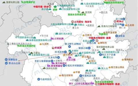 贵州旅游地图全图(贵州旅游攻略路线最佳路线)